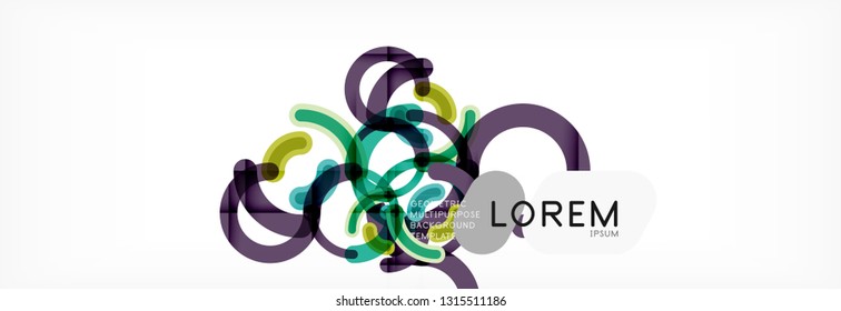 Modern geometrical abstract background design
