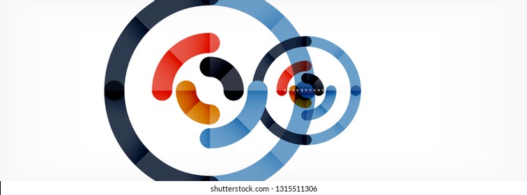 Modern geometrical abstract background design