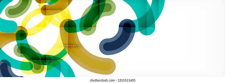 Modern geometrical abstract background design