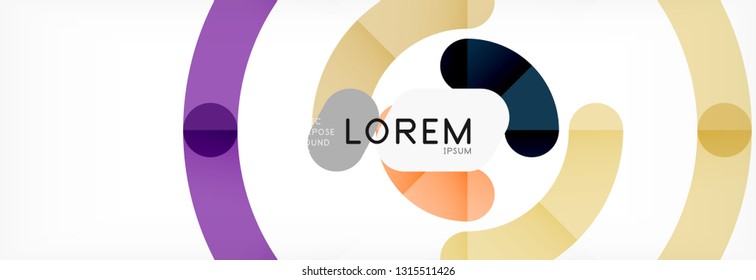 Modern geometrical abstract background design