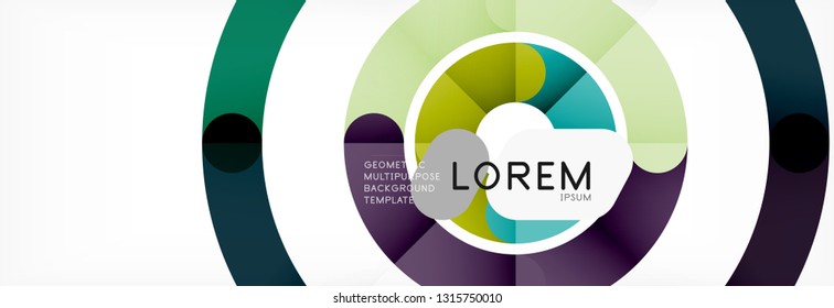 Modern geometrical abstract background design