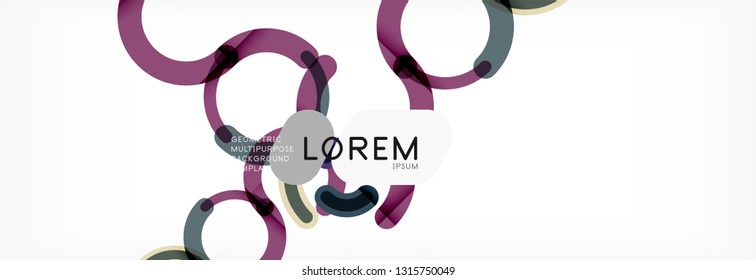 Modern geometrical abstract background design