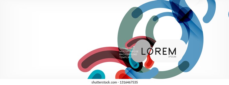 Modern geometrical abstract background design
