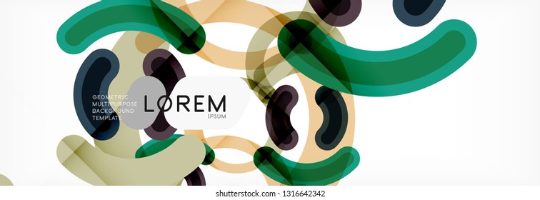 Modern geometrical abstract background design