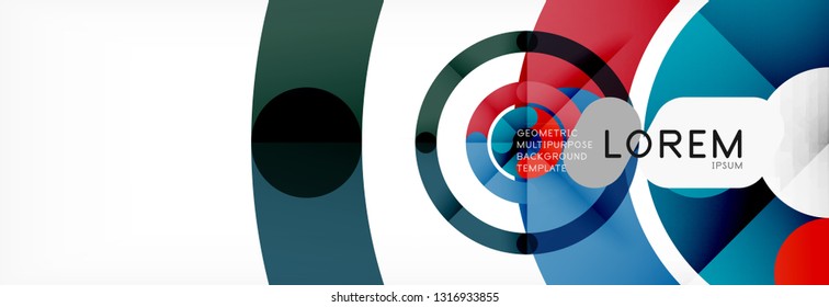 Modern geometrical abstract background design