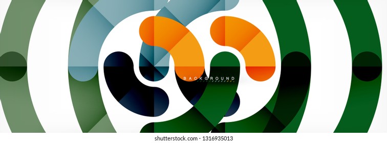 Modernes, geometrisch abstraktes Hintergrunddesign