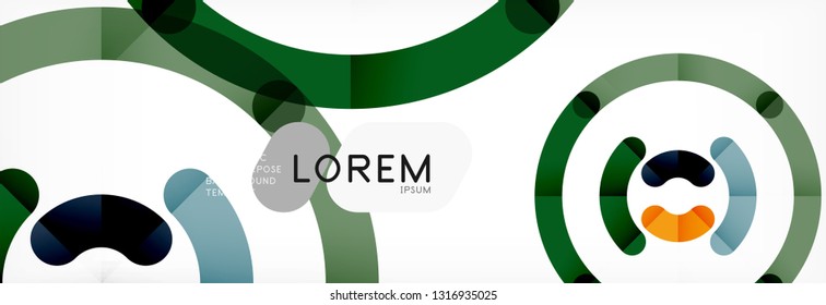 Modern geometrical abstract background design