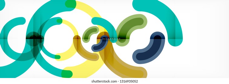 Modern geometrical abstract background design