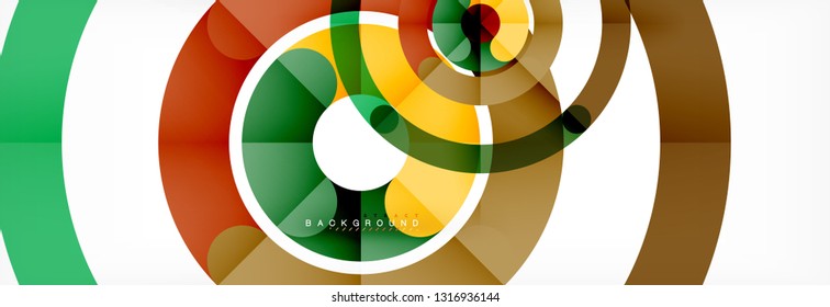 Modern geometrical abstract background design