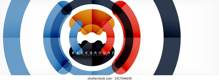 Modern geometrical abstract background design