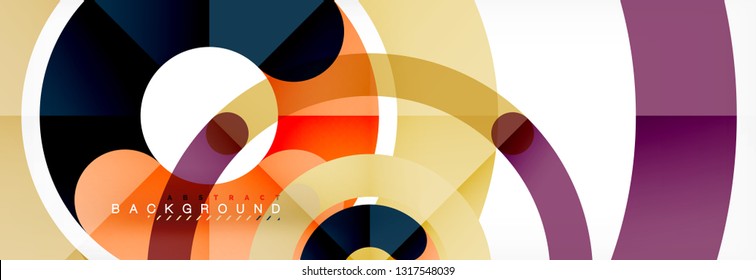 Modern geometrical abstract background design
