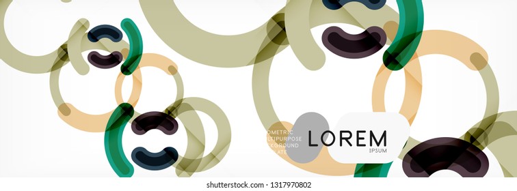 Modern geometrical abstract background design
