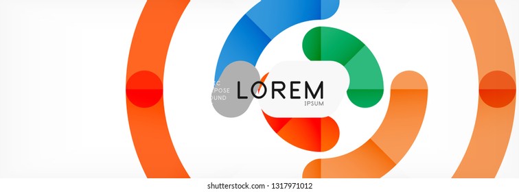 Modern geometrical abstract background design