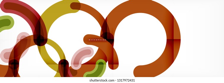 Modern geometrical abstract background design