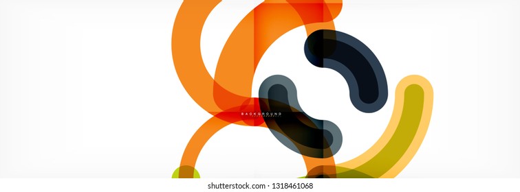 Modern geometrical abstract background design