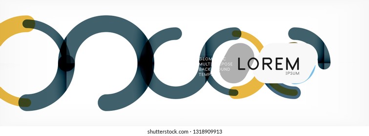 Modern geometrical abstract background design