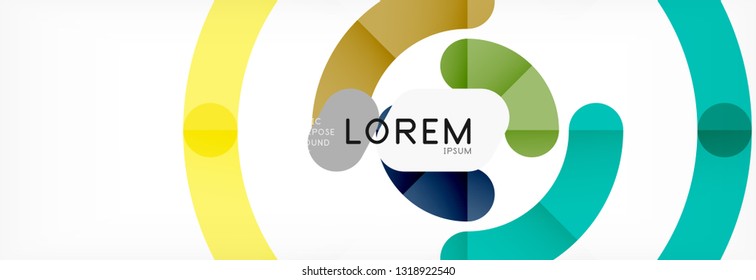 Modern geometrical abstract background design