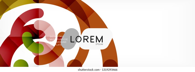 Modern geometrical abstract background design