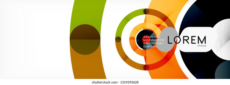 Modern geometrical abstract background design