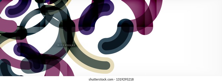 Modern geometrical abstract background design