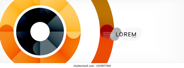 Modern geometrical abstract background design