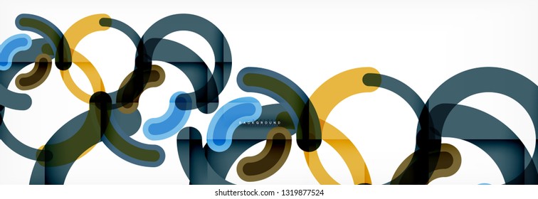 Modern geometrical abstract background design