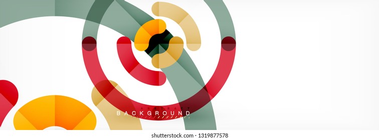 Modern geometrical abstract background design