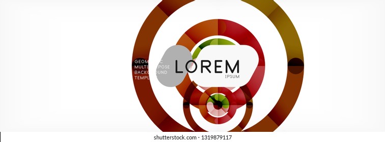 Modern geometrical abstract background design