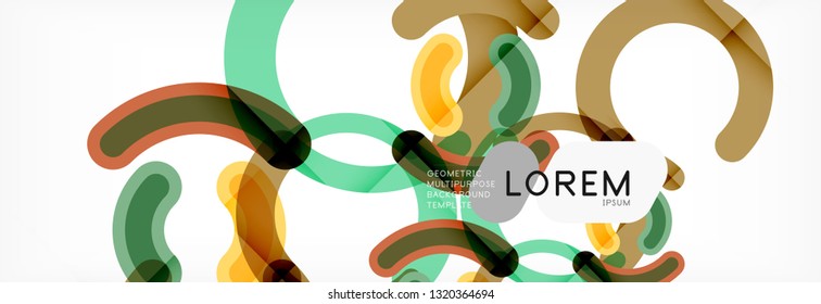 Modern geometrical abstract background design