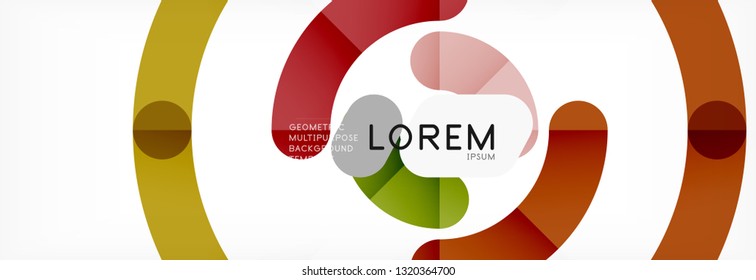 Modern geometrical abstract background design