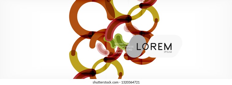 Modern geometrical abstract background design