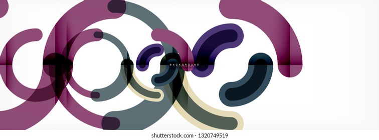 Modern geometrical abstract background design