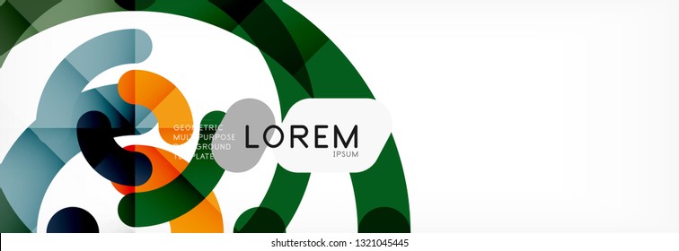 Modern geometrical abstract background design