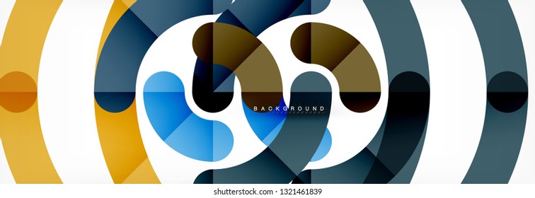 Modern geometrical abstract background design