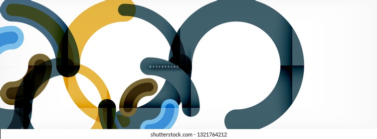 Modern geometrical abstract background design