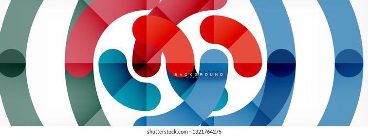 Modern geometrical abstract background design