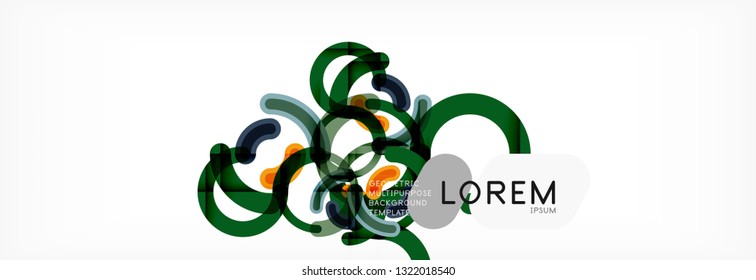 Modern geometrical abstract background design