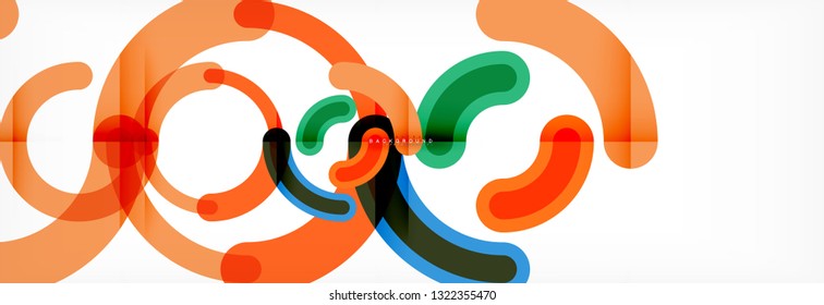 Modern geometrical abstract background design
