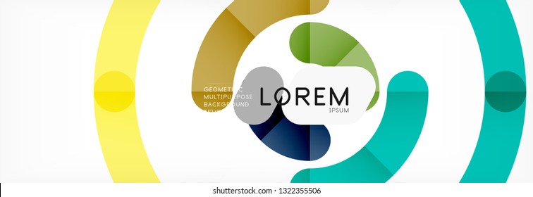 Modern geometrical abstract background design
