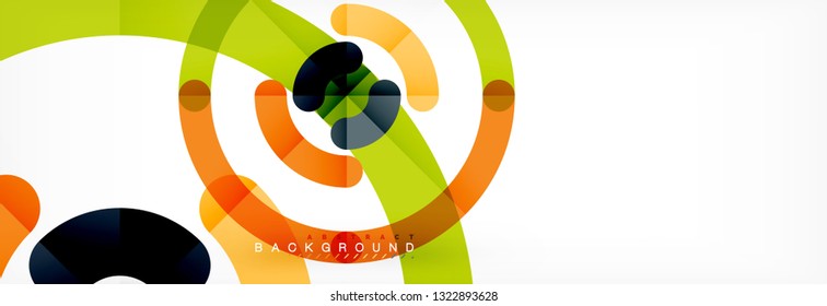 Modern geometrical abstract background design