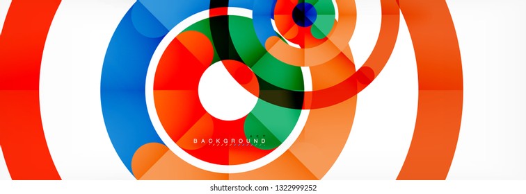 Modern geometrical abstract background design