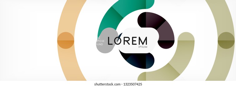 Modern geometrical abstract background design