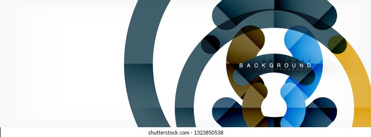 Modern geometrical abstract background design