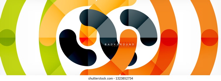 Modern geometrical abstract background design
