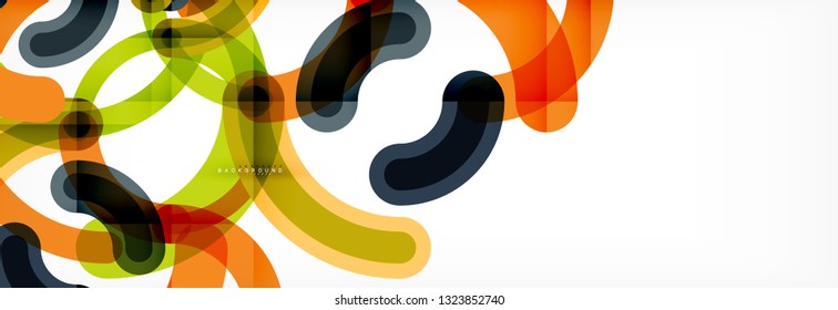 Modern geometrical abstract background design