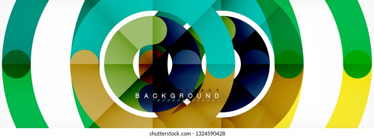 Modern geometrical abstract background design