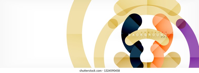 Modern geometrical abstract background design