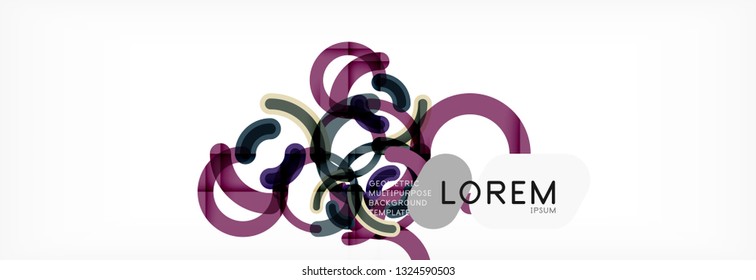 Modern geometrical abstract background design