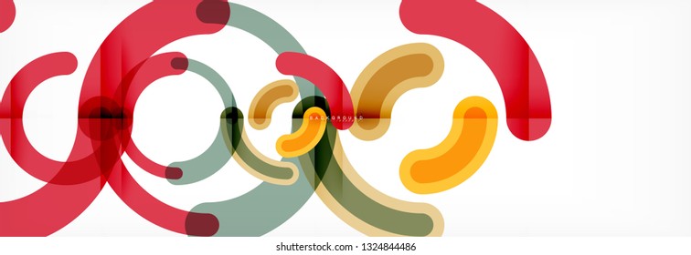 Modern geometrical abstract background design