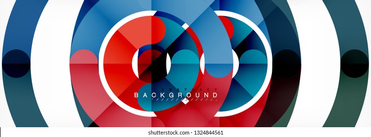 Modern geometrical abstract background design